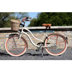 Egyedi-Cruiser-Noi-Kerekpar-1sp-/-3-sp-Krem-Barna