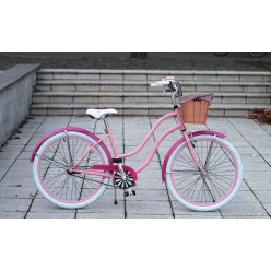 Egyedi-Cruiser-Noi-Kerekpar-1sp-/-3-sp-Rozsaszin-Pink