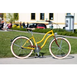 Egyedi-Cruiser-Noi-Kerekpar-1sp-/-3-sp-Sarga-Olajzold