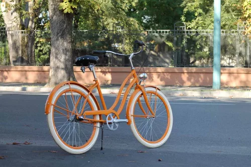 Egyedi Cruiser Női Kerékpár  1sp / 3 sp - Narancs