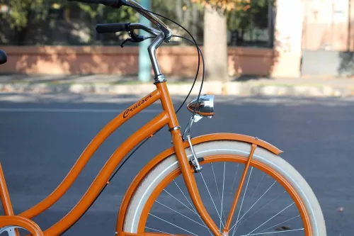 Egyedi Cruiser Női Kerékpár  1sp / 3 sp - Narancs