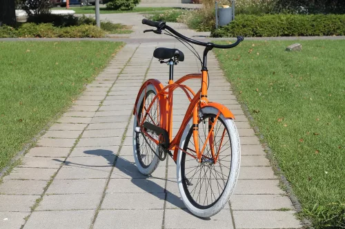 Egyedi-Ferfi-Cruiser-Kerekpar-1sp-/-3sp-Narancs