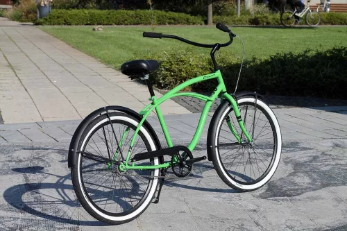 Egyedi-Ferfi-Cruiser-Kerekpar-1sp-/-3sp-Zold