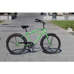 Egyedi-Ferfi-Cruiser-Kerekpar-1sp-/-3sp-Zold