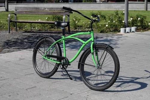 Egyedi-Ferfi-Cruiser-Kerekpar-1sp-/-3sp-Zold