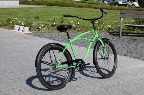 Egyedi-Ferfi-Cruiser-Kerekpar-1sp-/-3sp-Zold