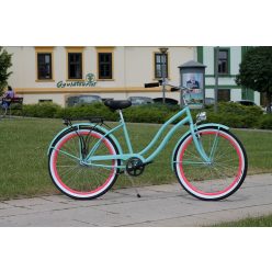 Egyedi-Cruiser-Noi-Kerekpar-1sp-/-3-sp-Turkiz-kora