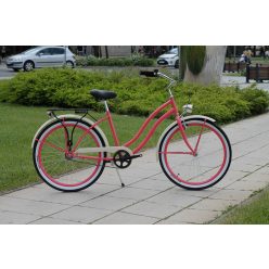 Egyedi-Cruiser-Noi-Kerekpar-1sp-/-3-sp-Korall-krem
