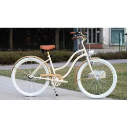 Egyedi-Cruiser-Noi-Kerekpar-1sp-/-3-sp-Krem-kave