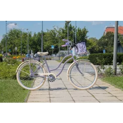 Egyedi-Cruiser-Noi-Kerekpar-1sp-/-3-sp-Lila-Krem
