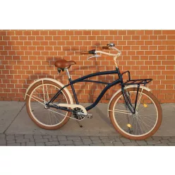 Egyedi-Ferfi-Cruiser-Kerekpar-1sp-/-3sp-Sotetkek-Krem