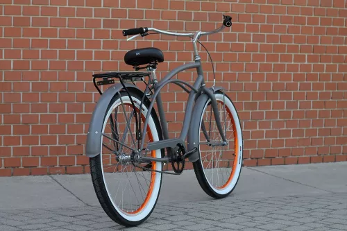 Egyedi-Ferfi-Cruiser-Kerekpar-1sp-/-3sp-Szurke-Bar