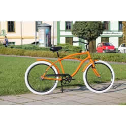 Egyedi-Ferfi-Cruiser-Kerekpar-1sp-/-3sp-Narancs