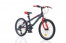   Corelli Rave Up 20" fiú gyermek alumínium kerékpár - Fekete - piros