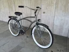 Toldi Cruiser - Férfi cruiser kerékpár - 3 sebességes agyváltós - kontrás bicikli - Titán grafit színben