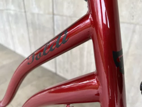 Toldi Cruiser - Női cruiser kerékpár - 3 sebességes agyváltós - kontrás bicikli - Premium bordó