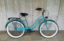   Toldi Cruiser - Női cruiser kerékpár - 1 sebességes - kontrás bicikli - Celeste színben