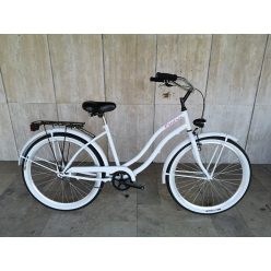 Toldi Cruiser - Női cruiser kerékpár - 1 sebességes - kontrás bicikli - Türkiz színben