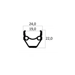 Abroncs-24x1-75-507x19-36H-alu-duplafalu-fekete