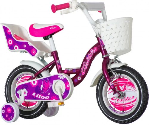 KPC Liloo 12" lány rózsaszín gyerek kerékpár