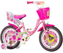 KPC Summer 16" lány rózsaszín gyerek kerékpár