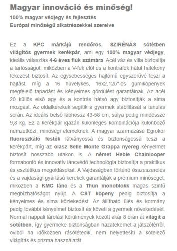 KPC-Fluobike-Kitty-16-lany-gyerek-kerekpar-cicas-fluoreszkalo-vilagitos-Rozsaszin-szinben