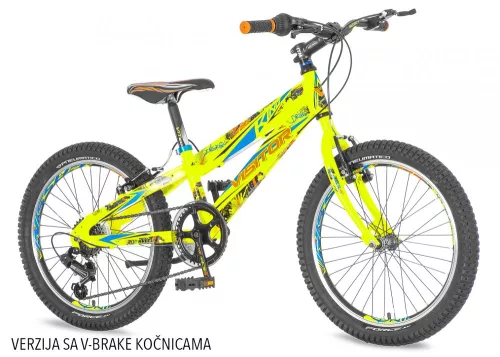 Visitor-Fox-20-gyerek-kerekpar-Fekete-Zold