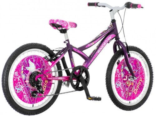 Explorer Daisy 20" - 6 sebességes - lila gyerek kerékpár