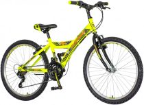 Venssini Parma 24" fiú gyerek kerékpár Sárga-fekete