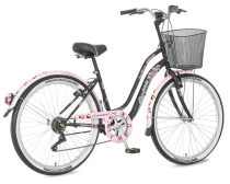   Explorer Cherry Blossom női városi cruiser kerékpár - Váltós 6sp - Fekete