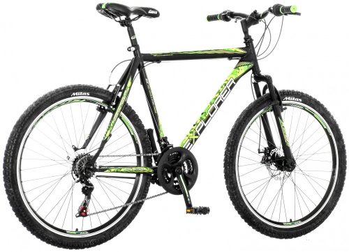 Explorer Classic 26 férfi MTB kerékpár tárcsafékes Fekete