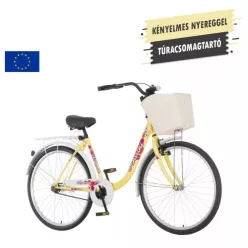 Venssini Venezia női városi kerékpár  Krém-sárga