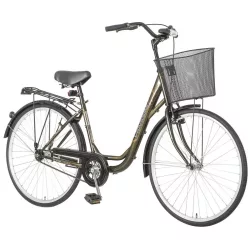 Venssini Diamante 26" zöld női városi kerékpár