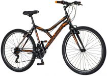   Explorer Legion 26" Férfi MTB kerékpár - Fekete-Narancs