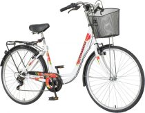 Venssini Rosemary női váltós városi kerékpár Fehér