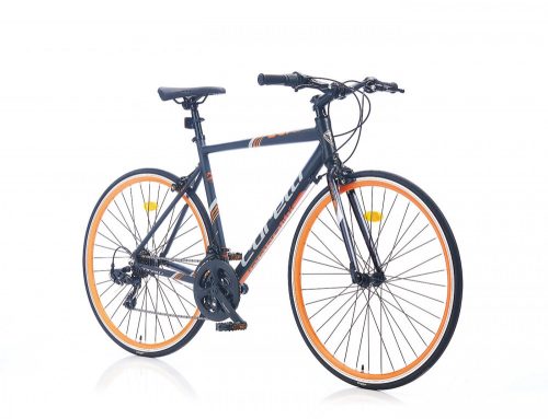 Corelli Fitbike Zero könnyűvázas fitness kerékpár 48 cm Grafit-Narancs