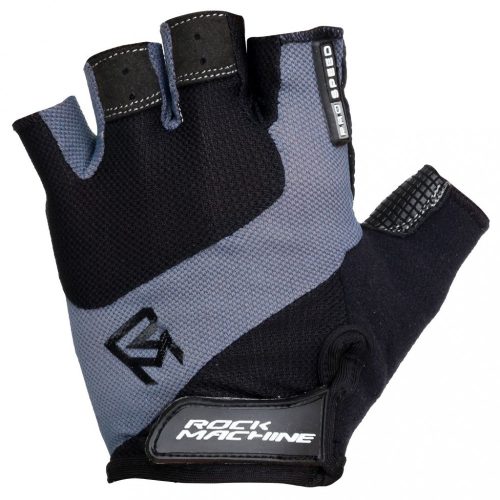 Rock Machine ProSpeed nyári rövid ujjú kesztyű [szürke-fekete, S]