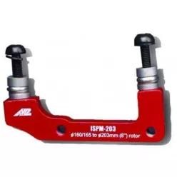   a2Z 110mm-es villasaru távolsághoz való IS->PM 203mm tárcsafék adapter [piros]