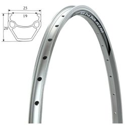Felni SNM 26" DW 36H ezüst