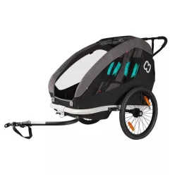 Hamax Traveller utánfutó | kerékpárra black/grey Hamax
