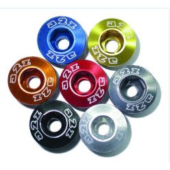   a2Z 7075-T6 alu lánctányér csavar 1x hajtóműhöz [piros]