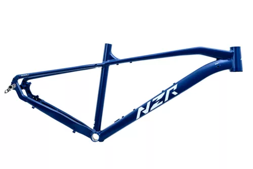 Alu váz mtb 29 ffi s ral5003 | zafirkék/fehér Jumbo pro 2024 tengellyel