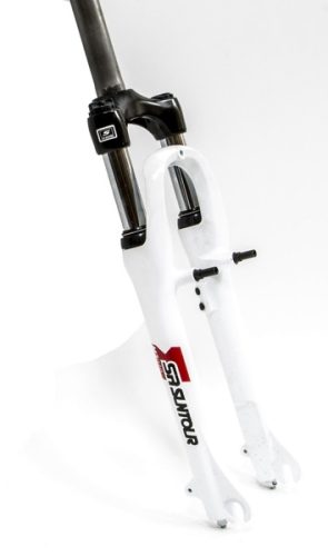 Suntour teleszkópos villa 28" A-head 1-1/8 | 63mm M3010-A-P fehér