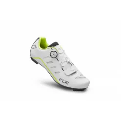 FLR F-22 II országúti cipő [fehér-neon sárga, 45]