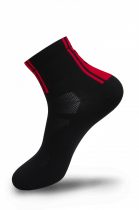 FLR ES3.5 zokni [fekete-piros, 39-42]
