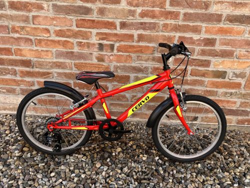 Cervo-20-fiu-gyermek-kontras-6-sebesseges-valtos-kerekpar-Piros-szinben