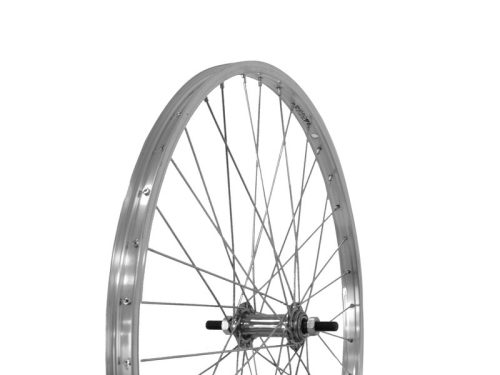 Kerék 24-es első szimplafalú | Remerx ezüst felni menetes acél agy | cp