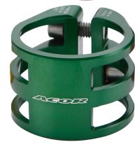   Acor AQR-21303 duplacsavaros nyeregcső bilincs [zöld, 34.9 mm]