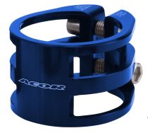   Acor AQR-21303 duplacsavaros nyeregcső bilincs [kék, 31.8 mm]