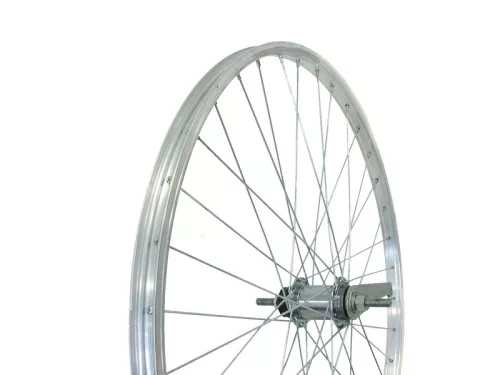 Kerék 26-os hátsó szimplafalú | Remerx ezüst felni menetes acél agy | Shimano kontrás cp